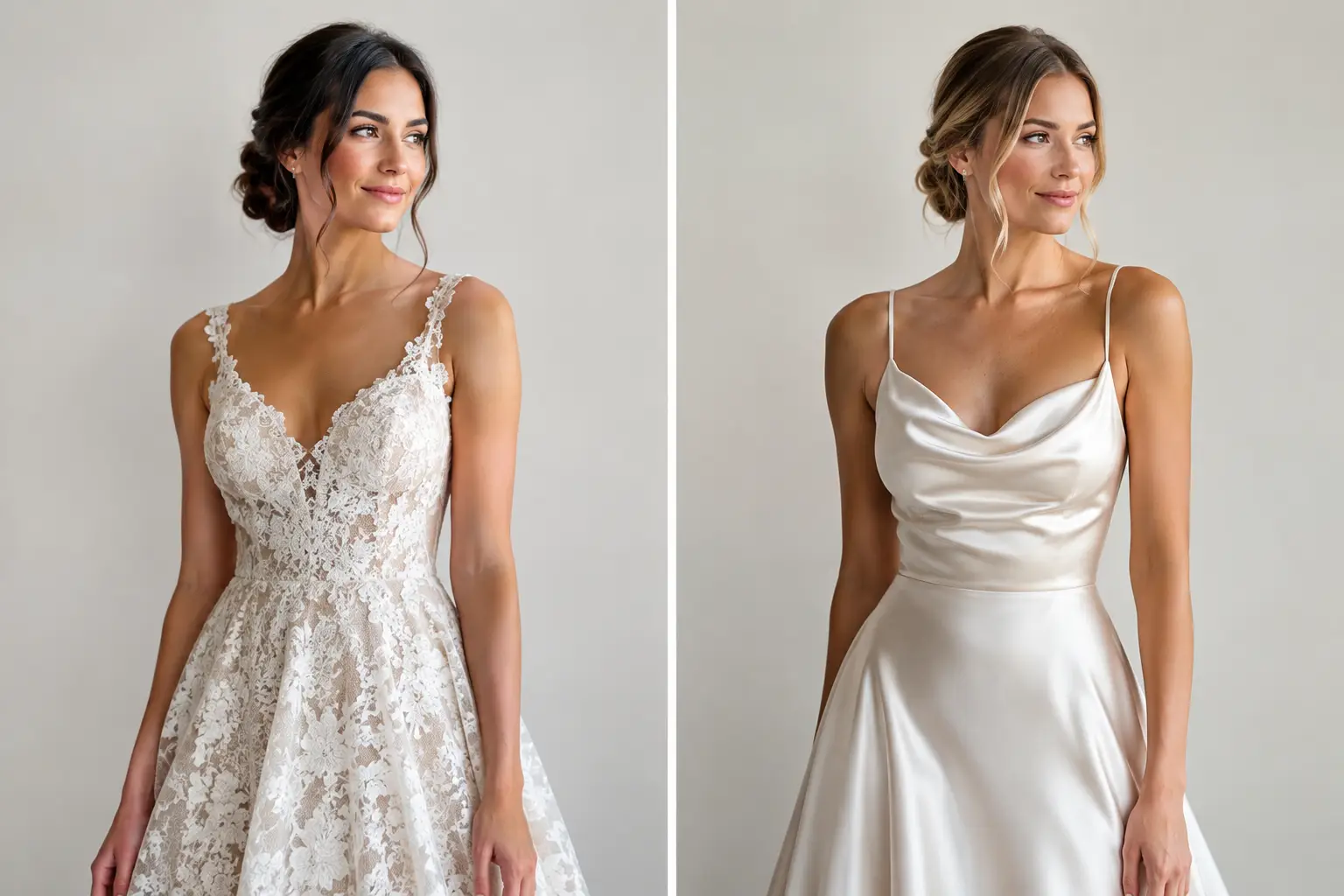 Lace Versus Satin Gowns: Which Is Right for You?